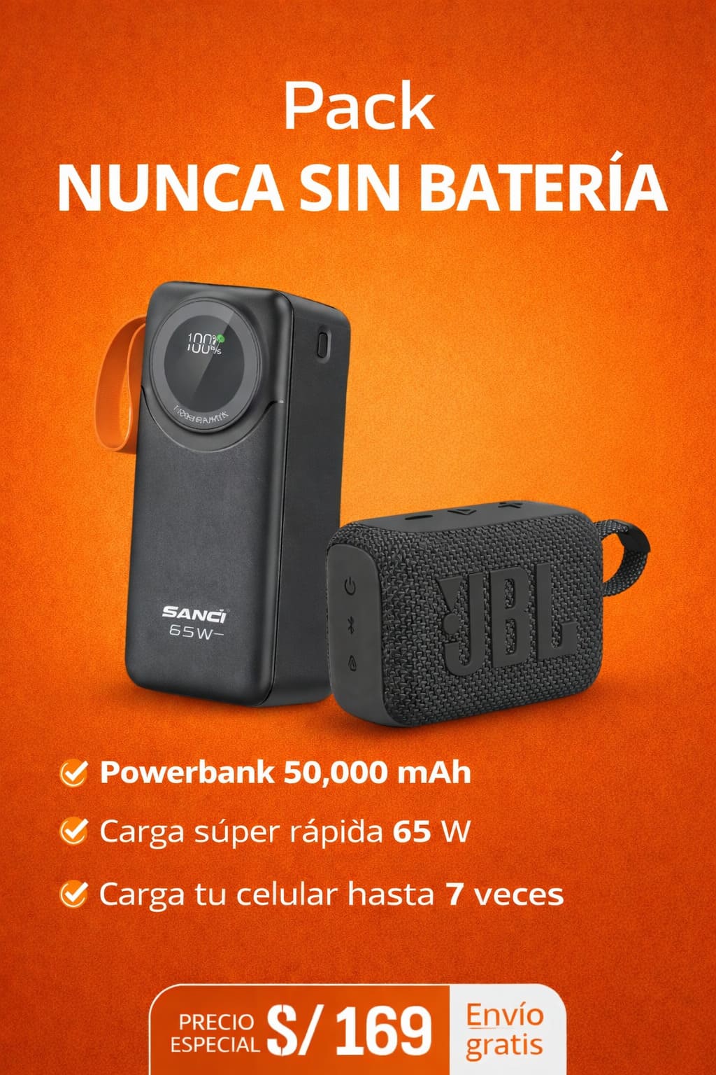 Pack Nunca Sin Batería